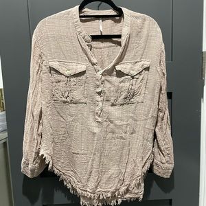 Free people pocket blouse